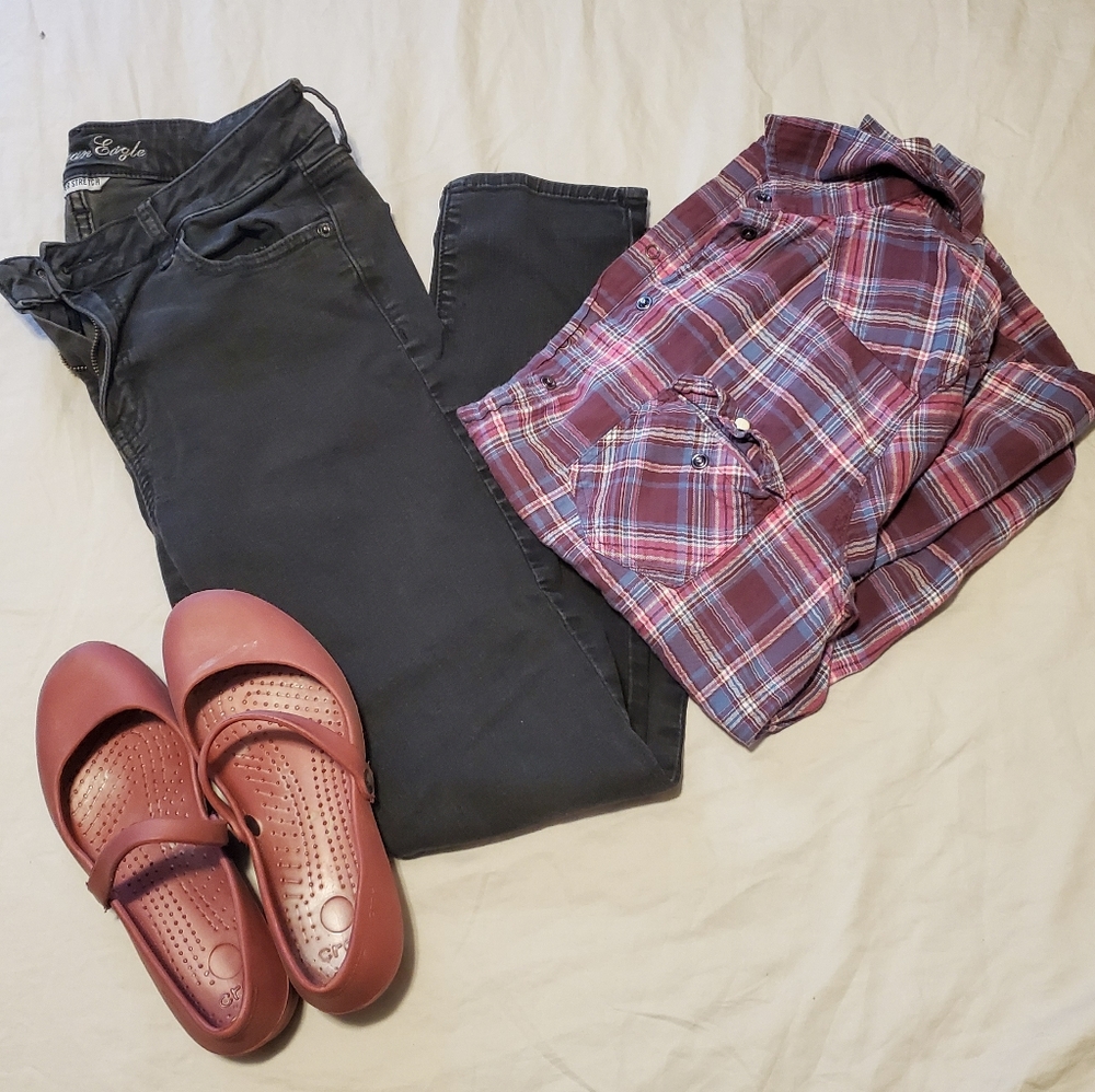 AE Purple Flannel